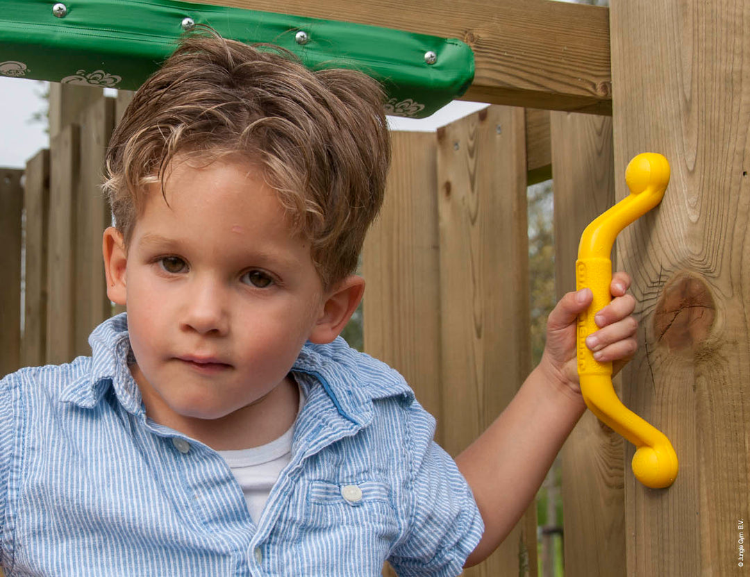 Jungle Palace | Wooden climbing frame with slide & clatter bridge