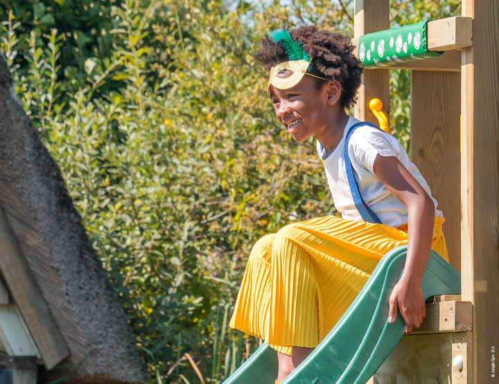 Jungle Resort | Tower playhouse with swing & climbing net