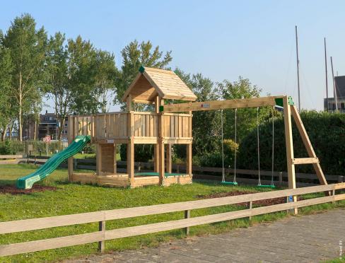 Certified Climbing Frame with Swing • Hy-land P5s